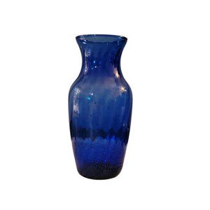 💙 Small blue vase - swirl